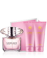 Versace Bright Crystal 90 ml EdT Set mit Shower Gel & Bodylotion