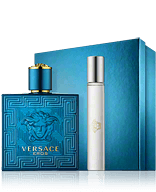 Versace Eros 100 ml EdT Set mit Travel Spray