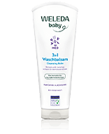 Weleda Baby Med 3in1 Baby Med 3in1 Waschbalsam Weisse Malve Reinigungscreme 200 ml