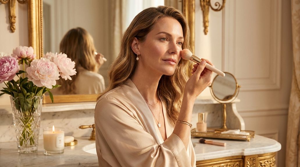 Wo trage ich Blush richtig auf, damit es natürlich aussieht?