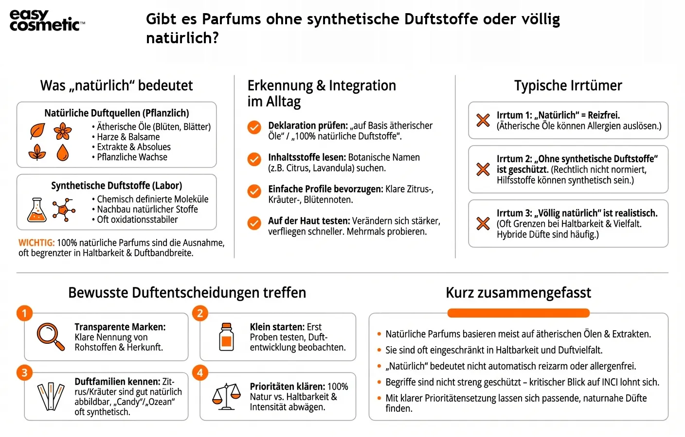 Gibt es Parfums ohne synthetische Duftstoffe oder völlig natürlich?