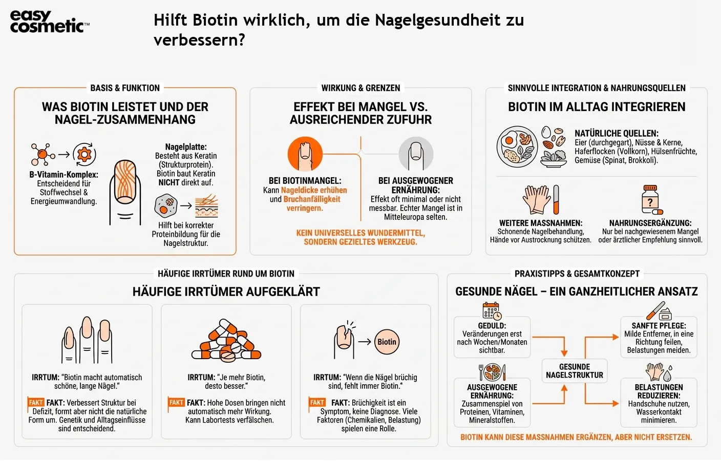 Hilft Biotin wirklich, um die Nagelgesundheit zu verbessern?