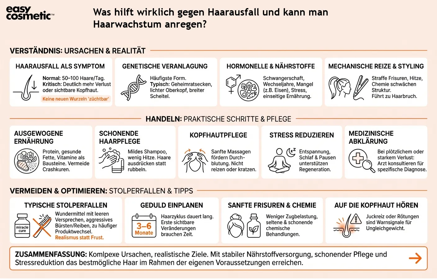 Was hilft wirklich gegen Haarausfall und kann man Haarwachstum anregen?