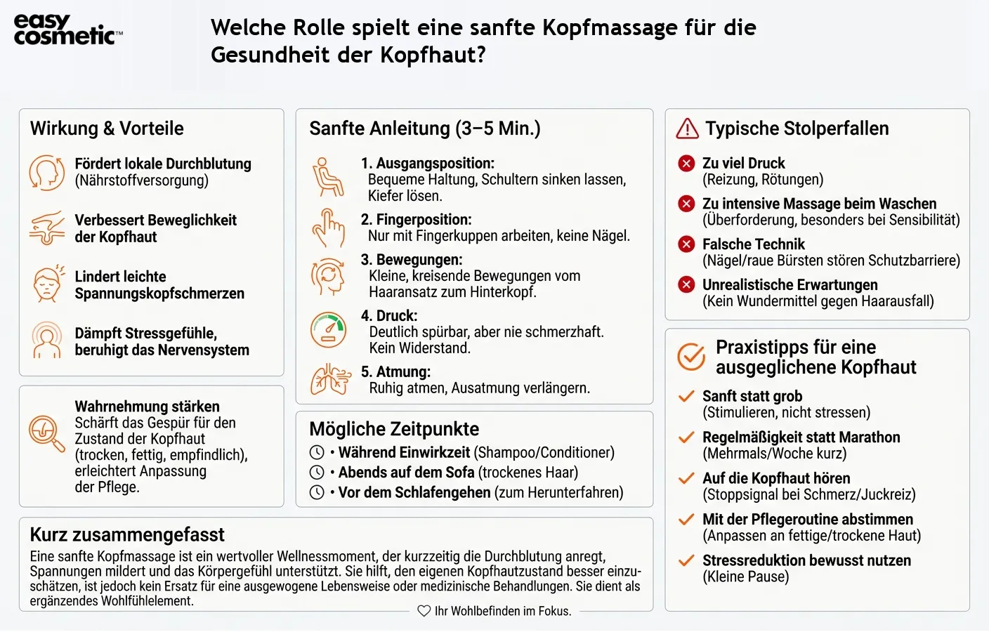 Welche Rolle spielt eine sanfte Kopfmassage für die Gesundheit der Kopfhaut?