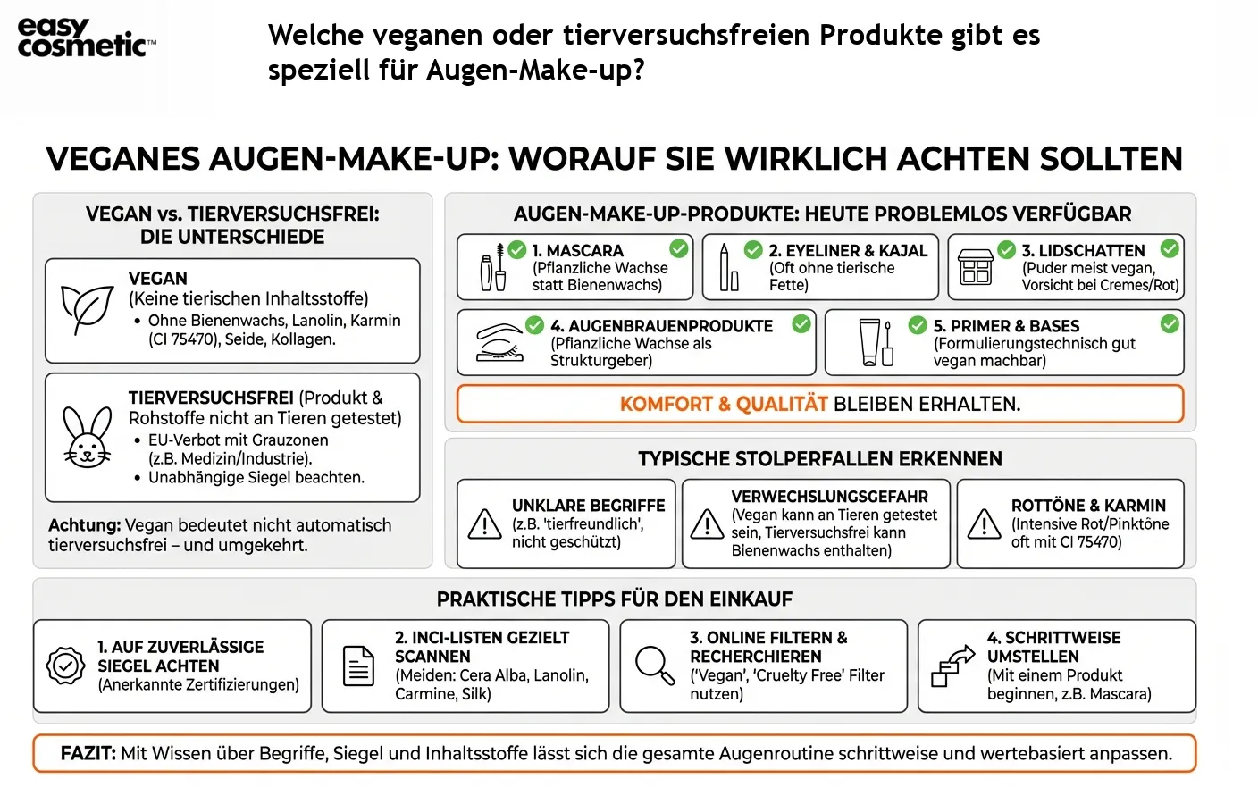 Welche veganen oder tierversuchsfreien Produkte gibt es speziell für Augen-Make-up?