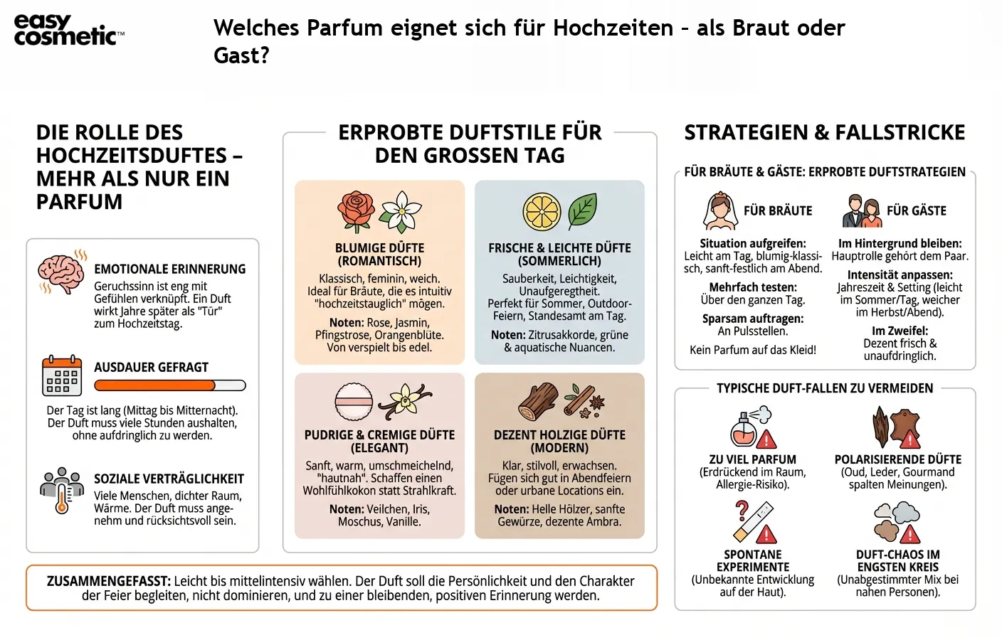 Welches Parfum eignet sich für Hochzeiten – als Braut oder Gast?