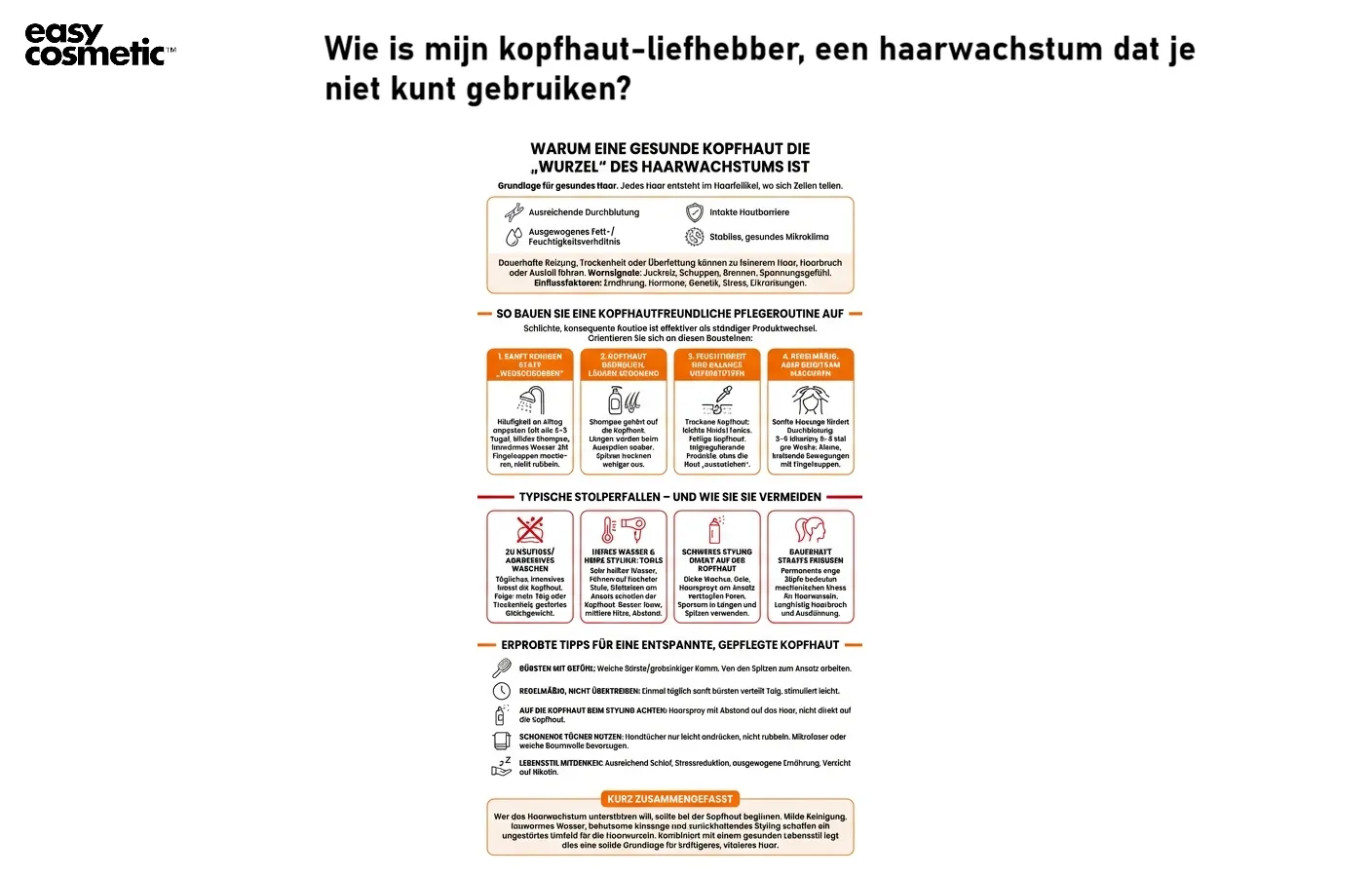 Wie sollte ich meine Kopfhaut pflegen, um das Haarwachstum zu unterstützen?