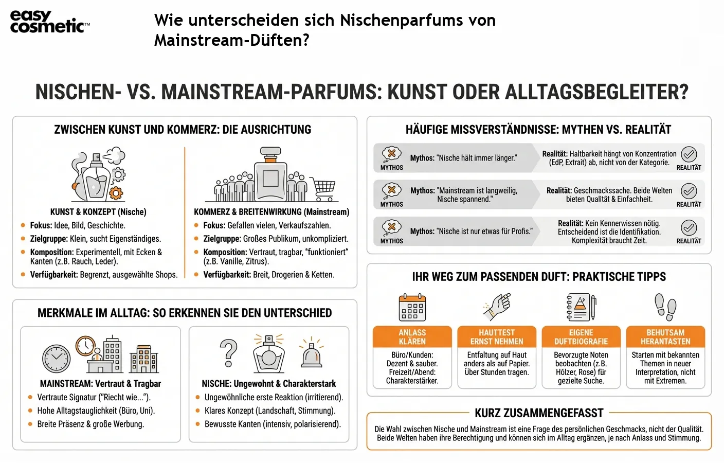 Wie unterscheiden sich Nischenparfums von Mainstream-Düften?